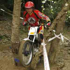 Amberley Classic Trials Alan Duthie. Triumph Tigercub Trials Special